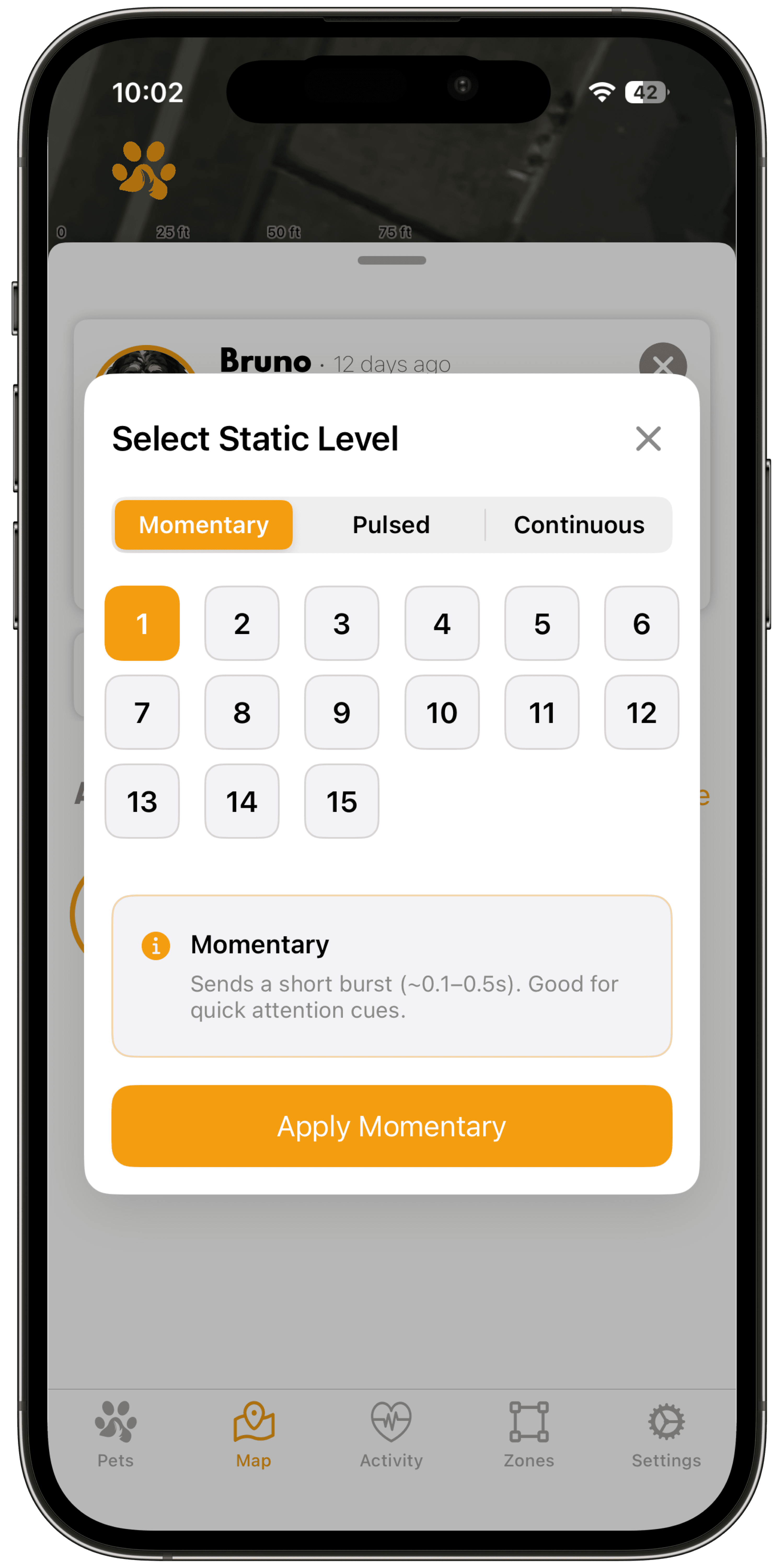ToughTail static control screen
